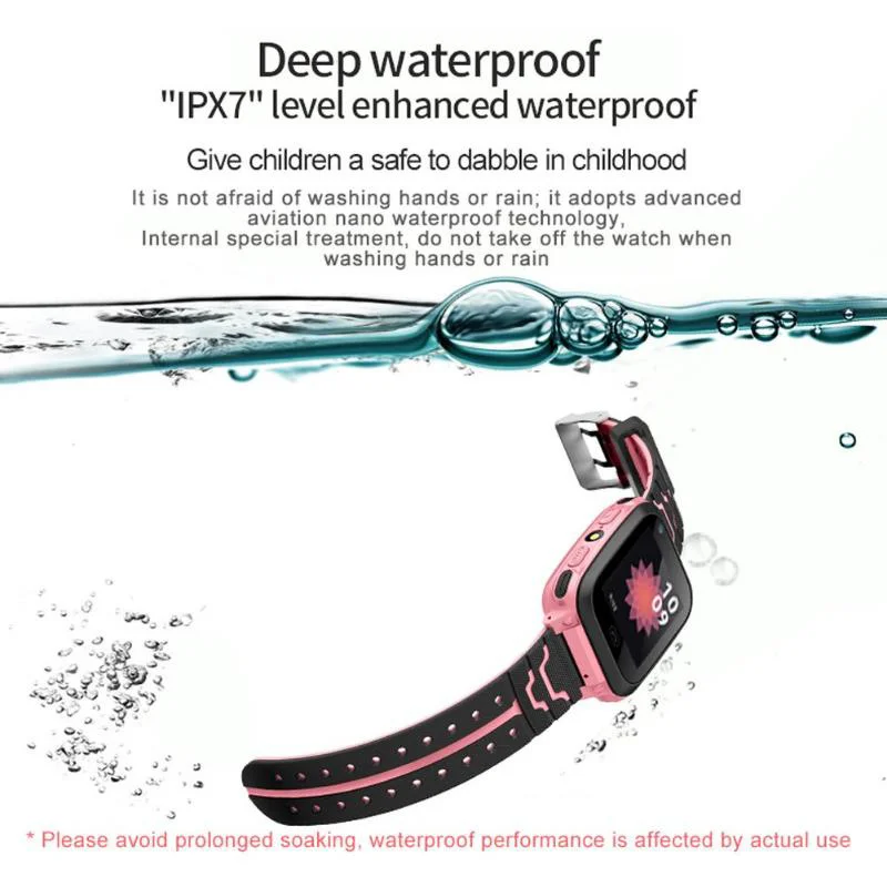 

SOS Positioning Tracking Bluetooth Camera Phone Touch Screen Watch Birthday Gifts for Girls Boys Smart Watches for Children
