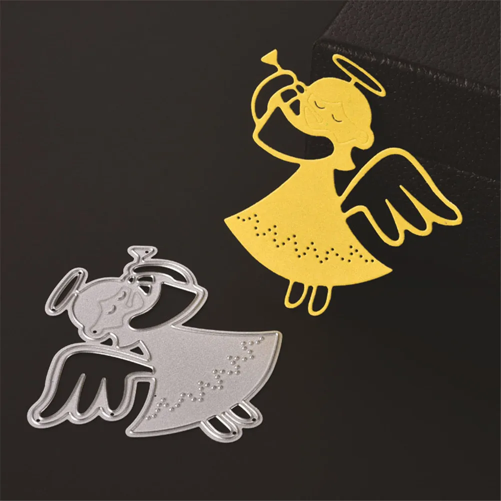 METAL CUTTING DIES fairy angle Wing girl Scrapbooking album paper craft home decorative EMBOSSING CRAFT DIES 8*7.5cm