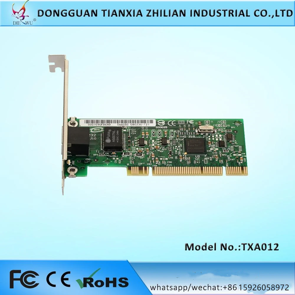 DIEWU Intel 82541 PCI 1 гигабитная LAN Карта ПК Сетевая интерфейсная карта|Сетевые карты| |