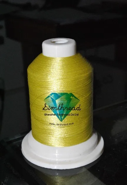 Simthread Вышивка нить 63 брат цвета 500 м полиэстер нить и prewound нижней threadfor Главная Вышивка и швейная машина