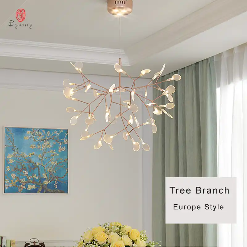Dynasty Europe Modern Led Pendant Lamp Firefly Hanging Lights