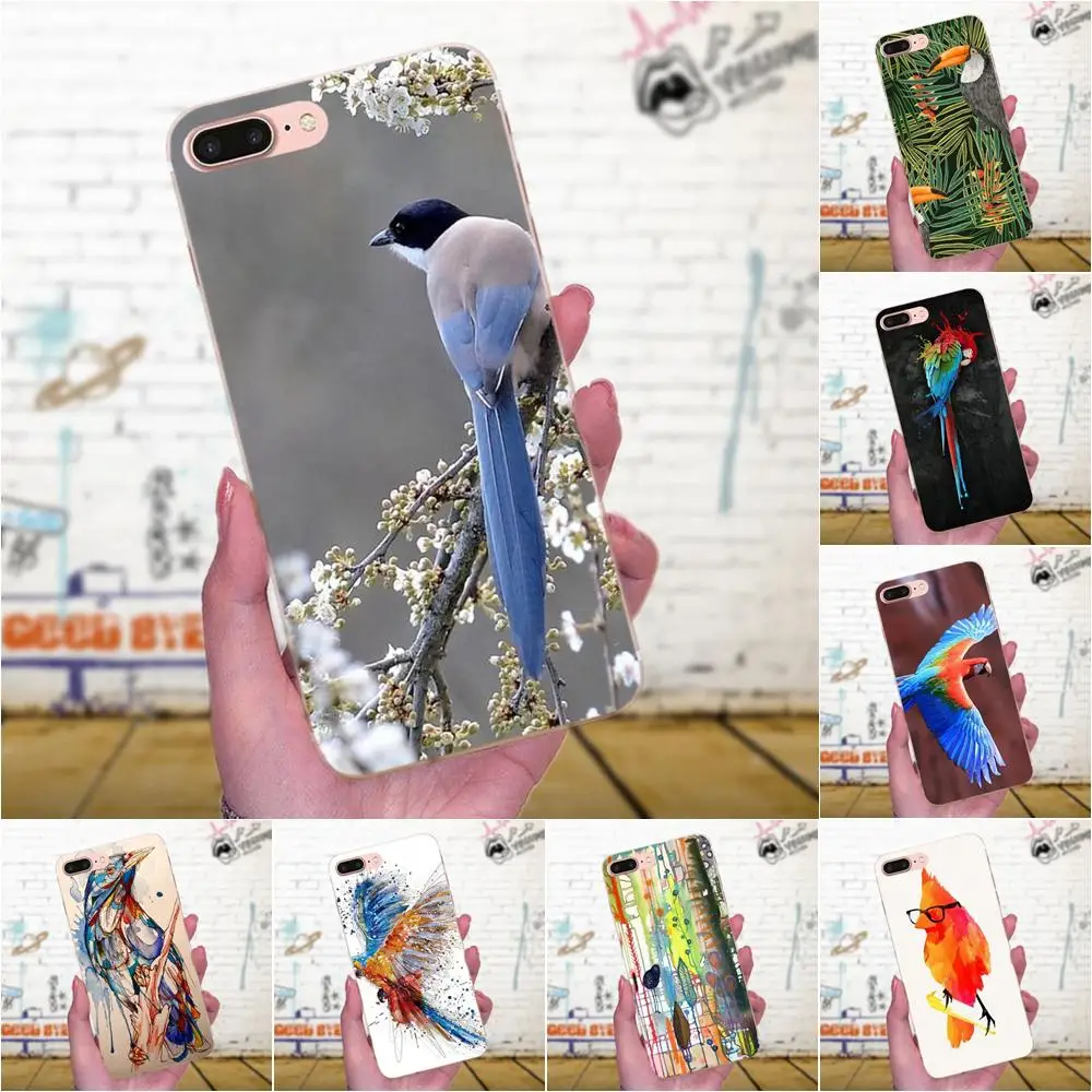 Мягкая Мода для Galaxy J1 J2 J3 J330 J4 J5 J6 J7 J730 J8 2015 2016 2017 2018 mini Pro птицы на дереве летающие |