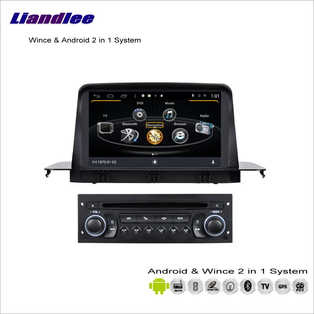 Perfect Liandlee For Citroen C3 / Aircross / Picasso 2008~2013 Car Radio CD DVD Player GPS Navigation Wince & Android 2 in 1 S160 System 3