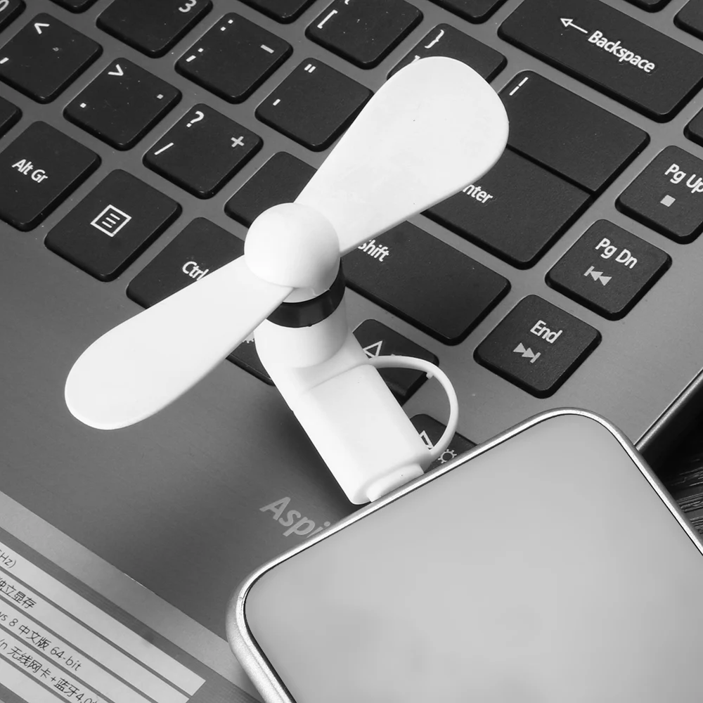 Smartphones USB Cooling Fan USB Gadgets Low Power Supply Removable