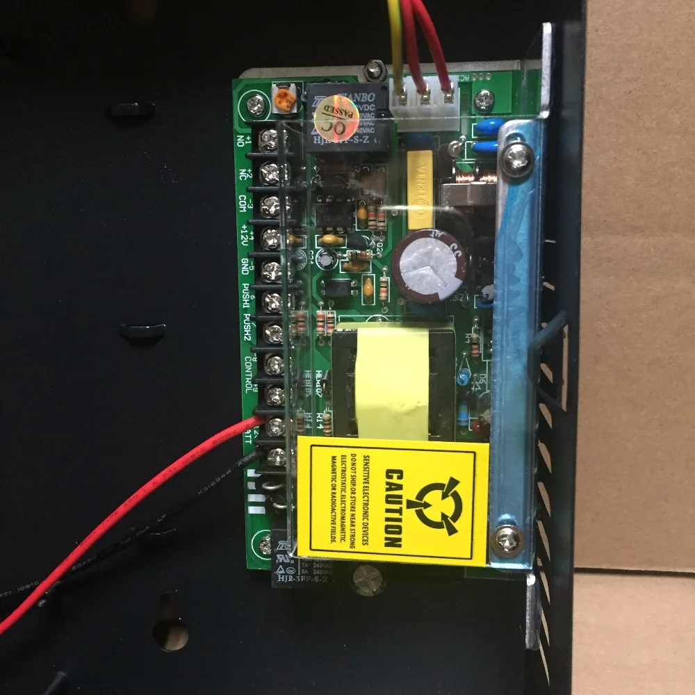 Input 110-240V Output DC12V5A Access Control Power Supply Box for ZK WG controller board Metal Power supply for access control