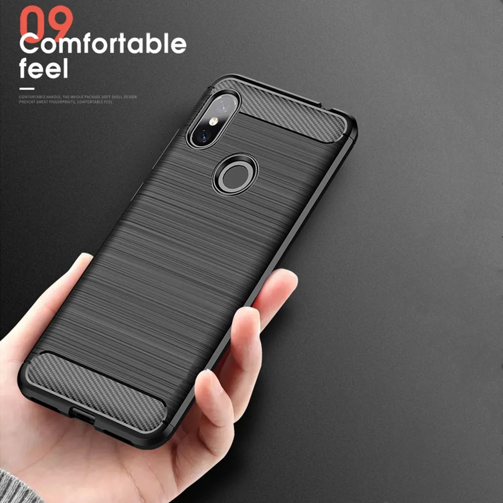 Carbon Fiber Cover For Huawei Honor 8S KSE-LX9 Case Rubber Silicone Phone Cases For Huawei Y5 2019 5.71" Back Case cute phone cases huawei