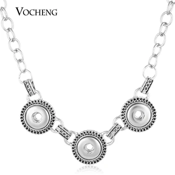 

10pcs/lot Wholesale Vocheng Snap Button Alloy Combo Necklace Fit Small 12mm Charms NN-484*10 Free Shipping