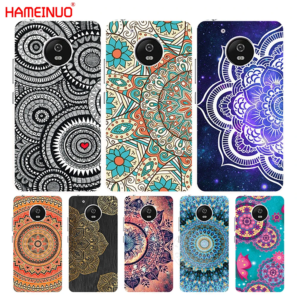 HAMEINUO чехол с винтажным рисунком Мандала Цветок для Motorola Moto G6 G5 G5S G4 PLAY PLUS ZUK Z2 pro |