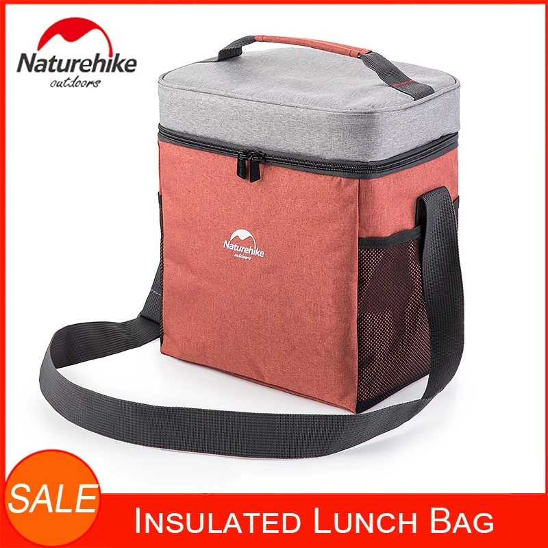 

Naturehike Portable Lunch Box Insulated Lunch Bag Large Capacity Thermo Cooler Shoulder Bag For Men Women Outdoor Picnic BBQ