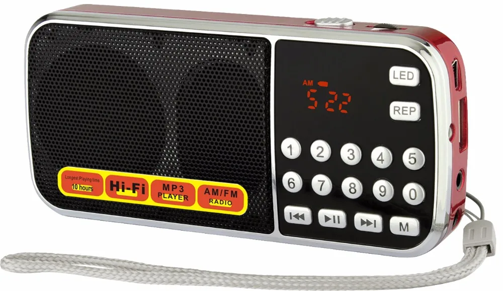 Портативный карманный мини радиоприемник AM FM с функцией автоматического