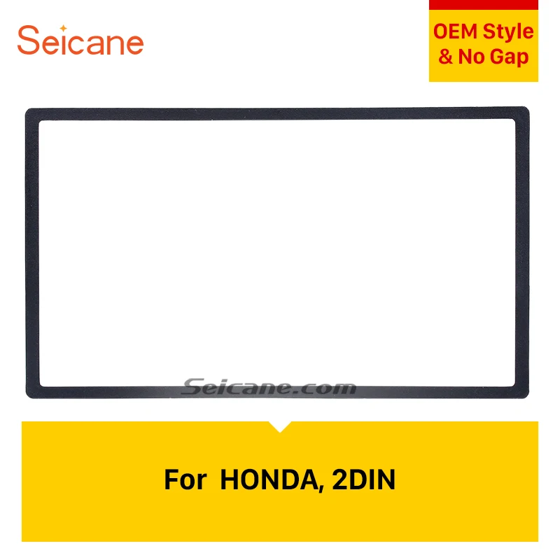 

Seicane 178*100mm 2Din Car Radio Fascia for HONDA FIT Jazz Audio frame Trim Installation Kit Dashboard Panel