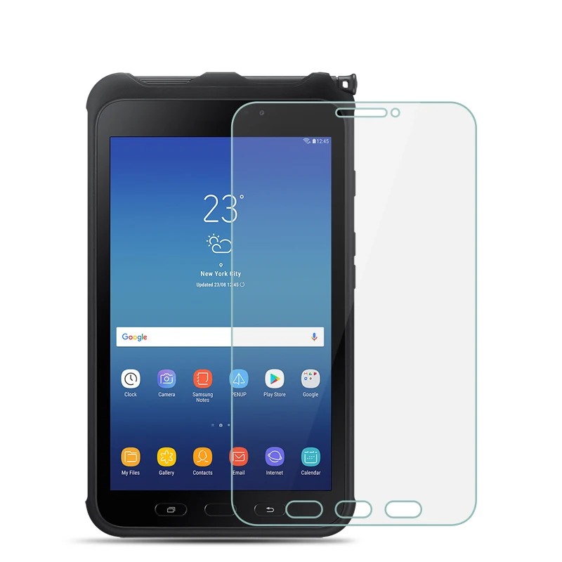 Vidro Temperado Protetor de Tela para Samsung Galaxy Tab Active 8.0 Polegadas Tablet 9h