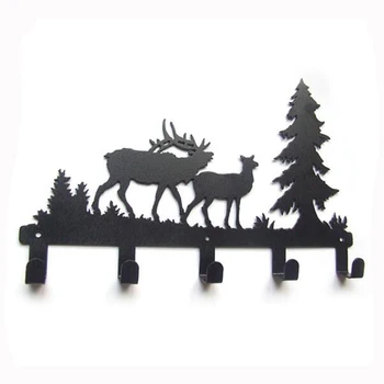 

Original Forest Reindeer Design Robe Hook Coat/Hat/Bag Cartoon Wall Hanger Home Improvement Decor Free Shipping