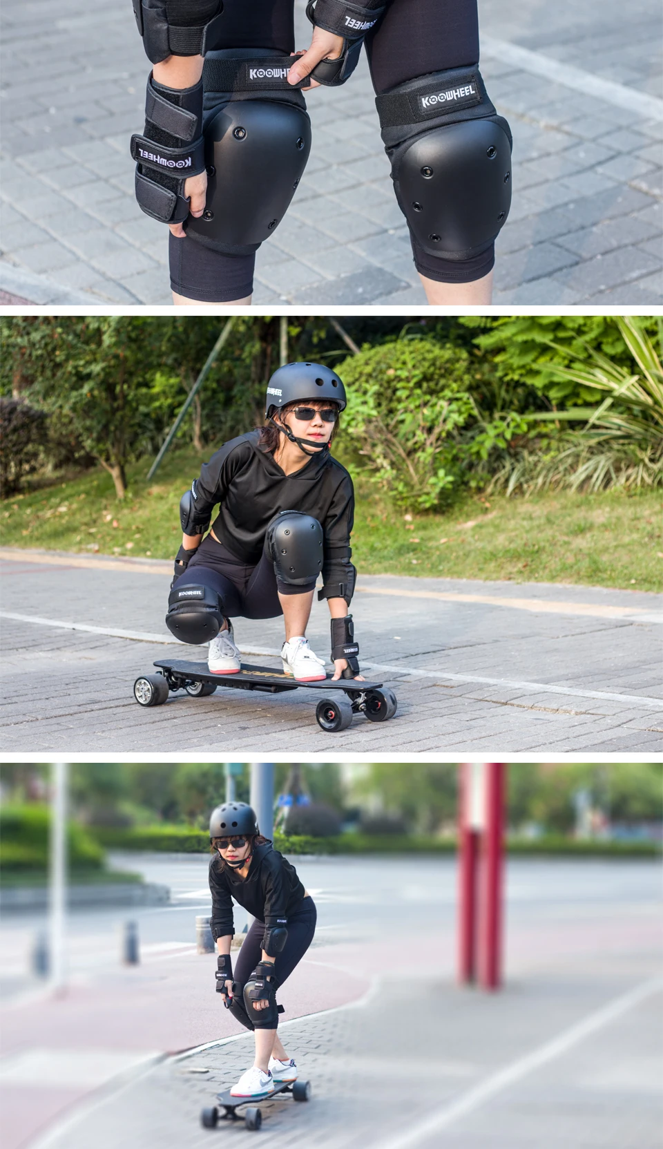Protective Gear Set for Skateboarding (4)