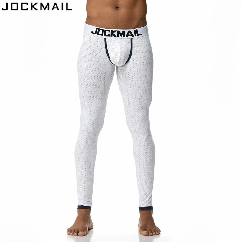 JOCKMAIL Brand Men Long Johns Cotton Dots Thermal Underwear pouch Mens Leggings Sexy Warm Underpants Gay thermal underwear JOCKMAIL Brand Men Long Johns Cotton Dots Thermal Underwear pouch Mens Leggings Sexy Warm Underpants Gay thermal underwear
