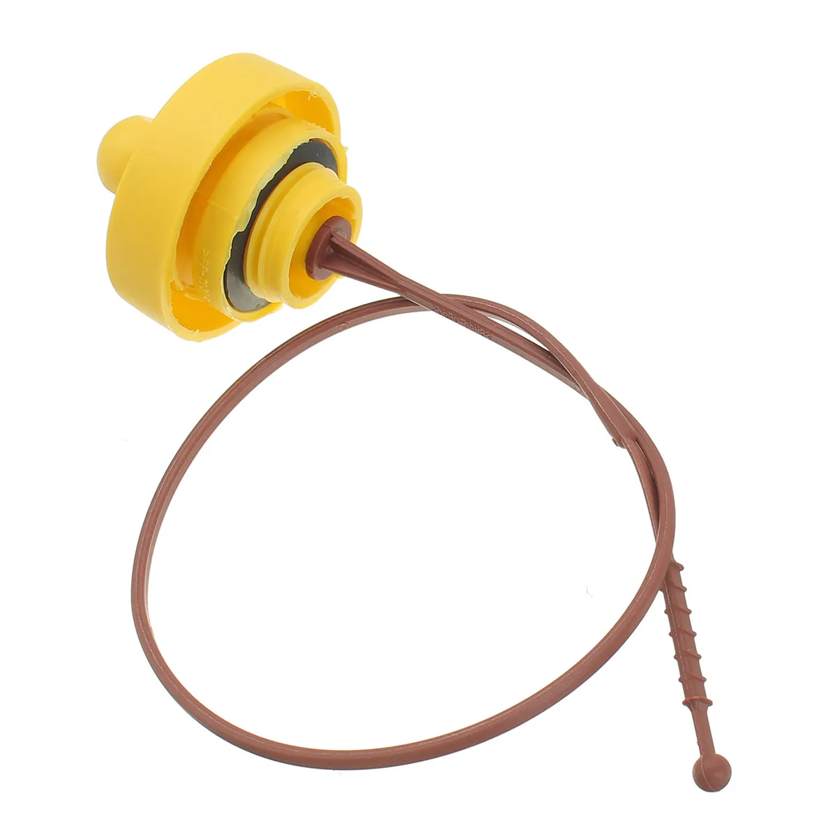 Auto engine heated oil dipstick