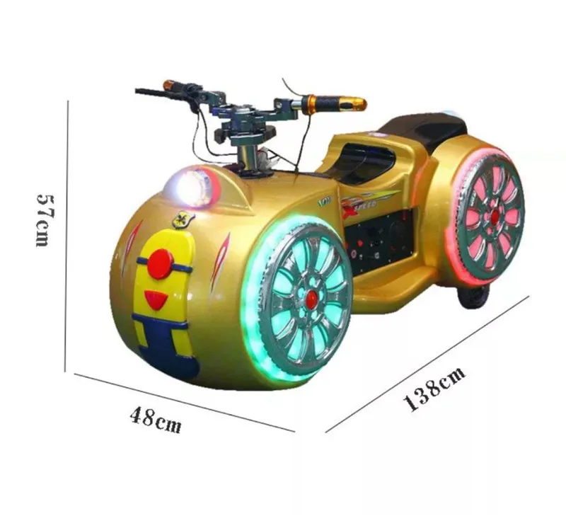 Suining Новейший парк развлечений привод милый автомобиль мото мотоцикл аттракцион симулятор люминесцентный бампер автомобили для взрослых и детей