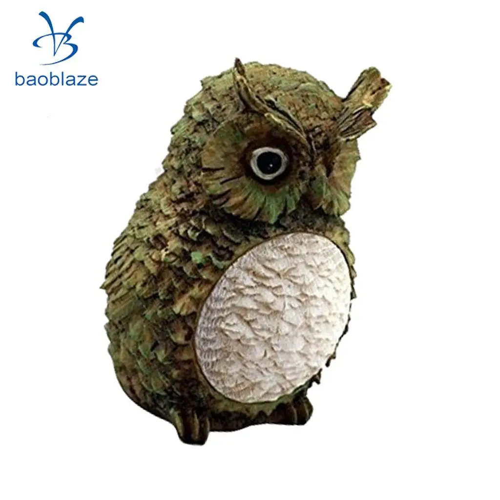 Solar Powered Decorative Garden Ornament Animal Birds Pathway Owl LED Light