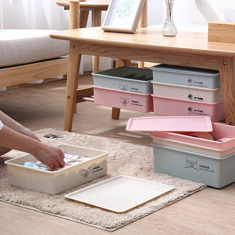 Underpants Storage 10lattice Drawer Organizers Clothing Wardrobe