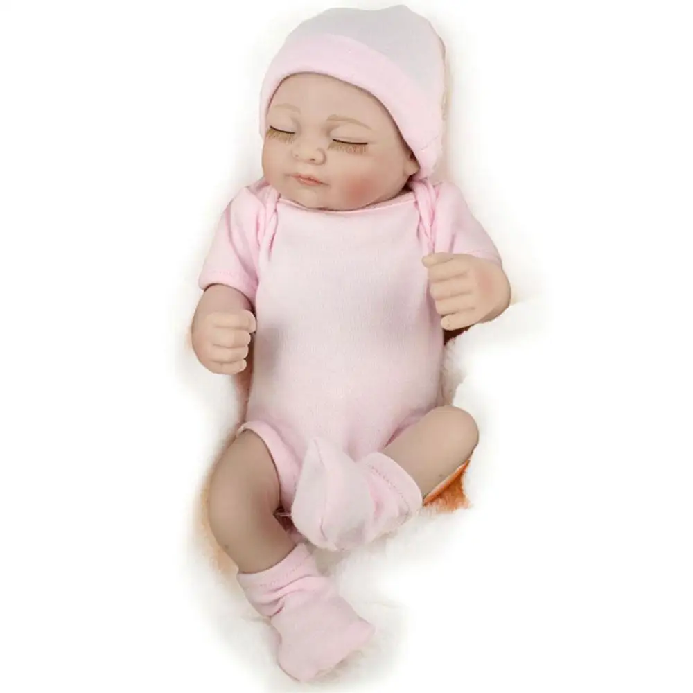 

Silicone Reborn Doll Lifelike Girls Comforting Blue Pink Realistic