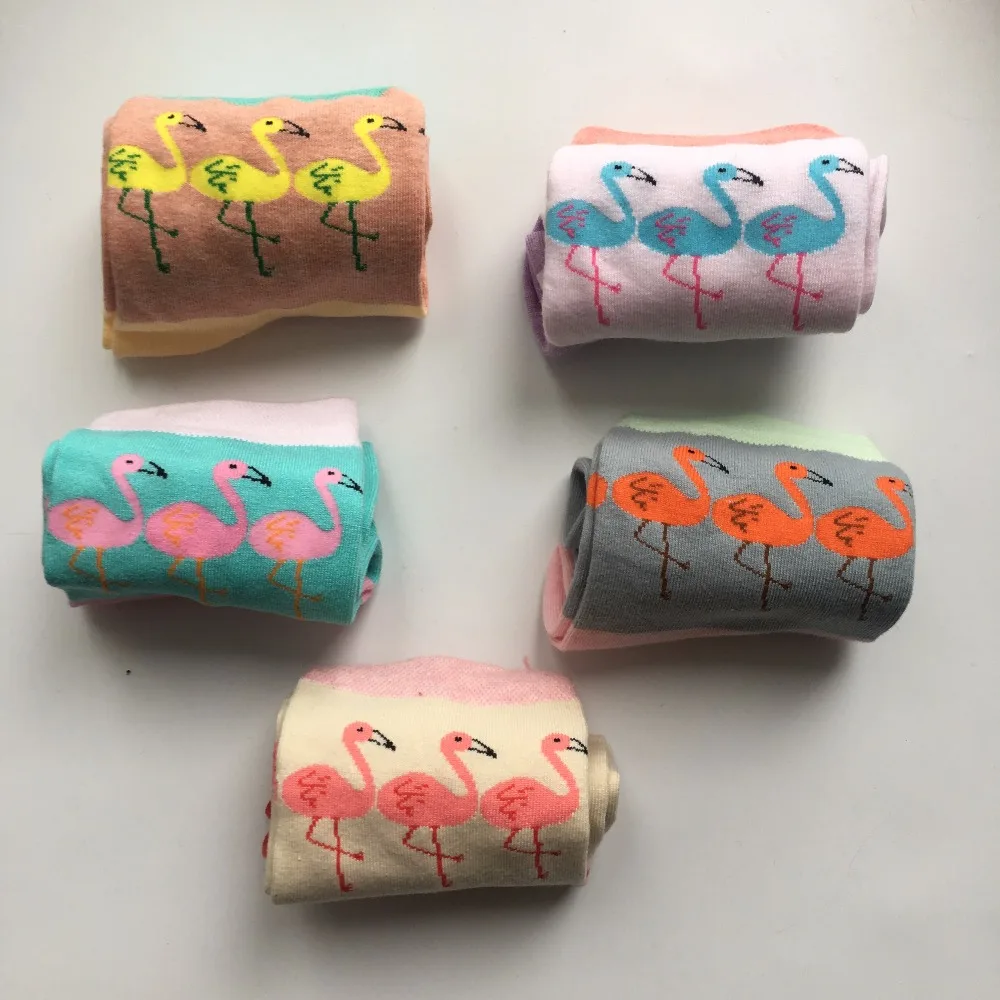 

Fashion Brand Japan Harajuku Pig Flamingo Dinosaur Cat Fox Animals Women Socks Kawaii Cute Women Cartoon Funny Socks