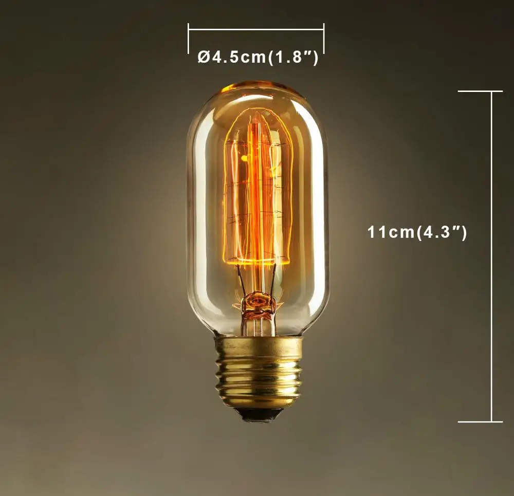 PERMO промышленных ламп накаливания Эдисона антикварные винтажные лампы ST64 E27 светильник накаливания домашний декор - Цвет: Bulb C
