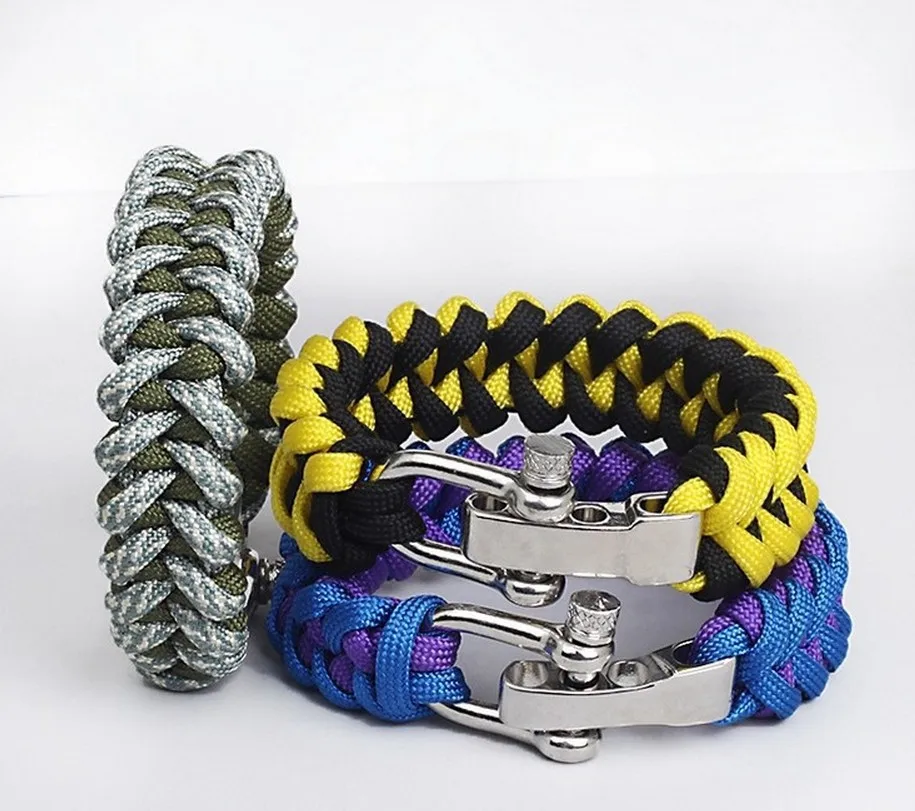 Buy New Style Survival Parachute Cord Bracelets