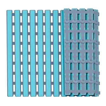 

Non Slip Bath Mat with Suction Cups, Bathroom Kitchen Door Floor Tub Shower Safety Mats Anti-Bacteria Professional with Drain