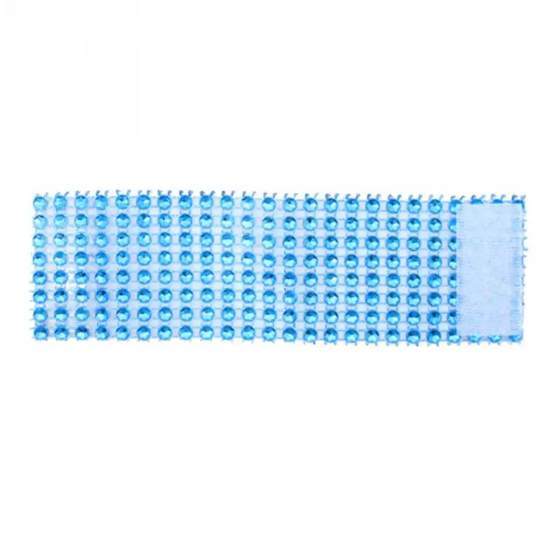 Blue 50*4 см декоративные зажимы для штор на ремешке с кристаллами для окон горячая распродажа - Цвет: Blue