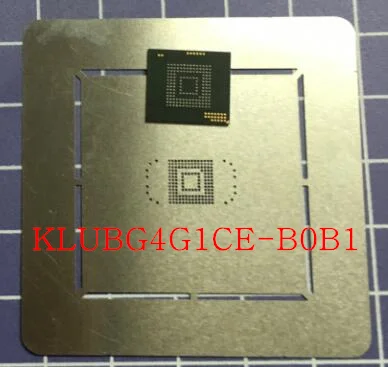 

1pair/lot 1pcs eMMC KLUBG4G1CE-B0B1 +1pcs BGA reballing reball stencil