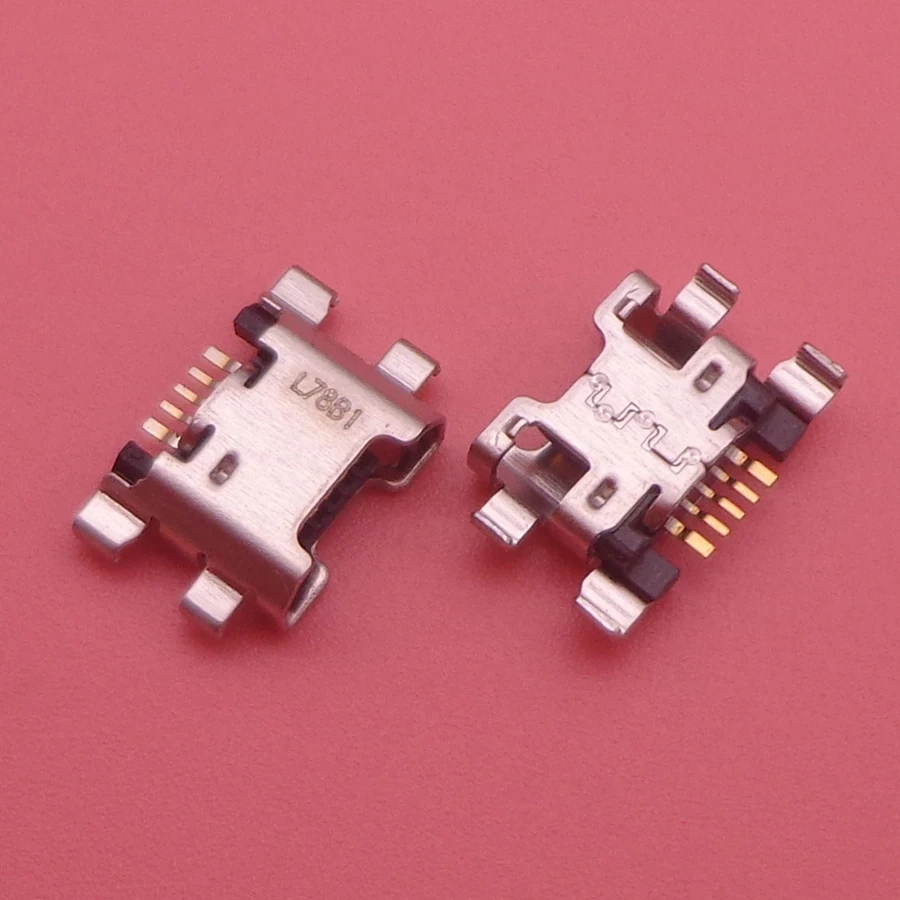 100 шт. разъем Micro USB для зарядки порта док станции 5pin тяжелая пластина HUAWEI 7C 7S 7A 7X 8E HONOR 9 lite ремонт|Шлейфы