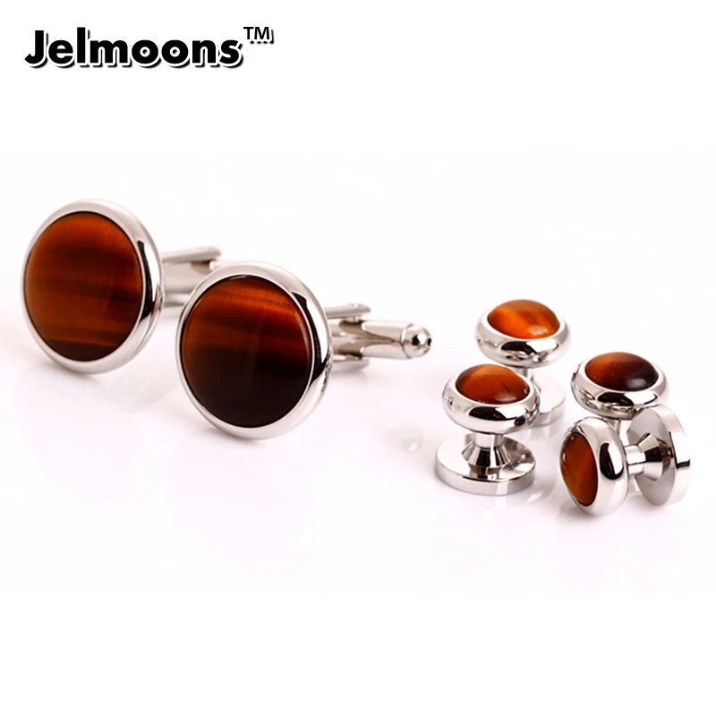 

New Tiger Eye Metal Buttons and Buttons sets Shirt Studs