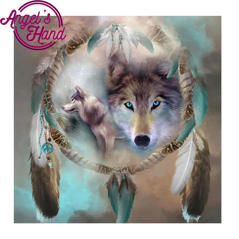 Алмазная картина с рисунком комплект для алмазной вышивки сделай сам wolf