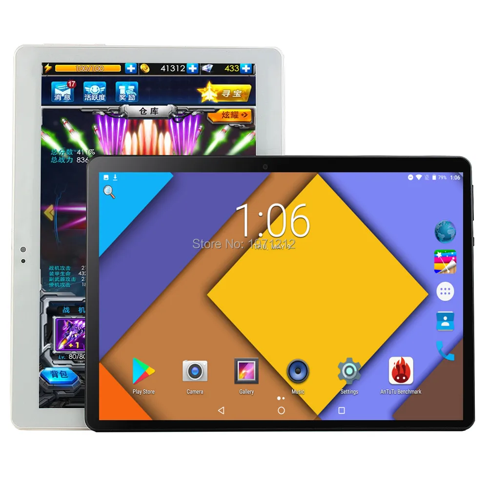 

BOBARRY S106 10 inch tablet Android 8.0 Octa Core 6GB RAM 128GB ROM 8 Cores 1280*800 IPS Screen Tablets 10.1