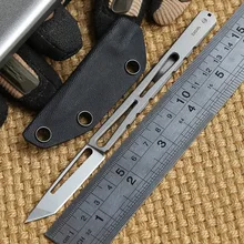Tactical II fixed blade knife CPM S35vn hunting straight knife KYDEX Sheath camping survival outdoor knives EDC tool Tactical II fixed blade knife CPM S35vn hunting straight knife KYDEX Sheath camping survival outdoor knives EDC tool