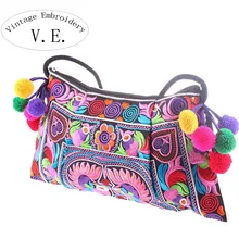 2014 new Embroidered bags small bag National trend handmade fabric embroidery one shoulder cross-body women's messenger handbag girls fashion national trend embroidery shoulder hand bags women single faced flower embroidered one shoulder bag large handbag