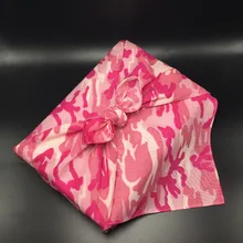 Японский стиль оберточной ткани Платки фуросики камуфляж геометрии 170119Q красочные хлопок Тигр Леопардовый принт