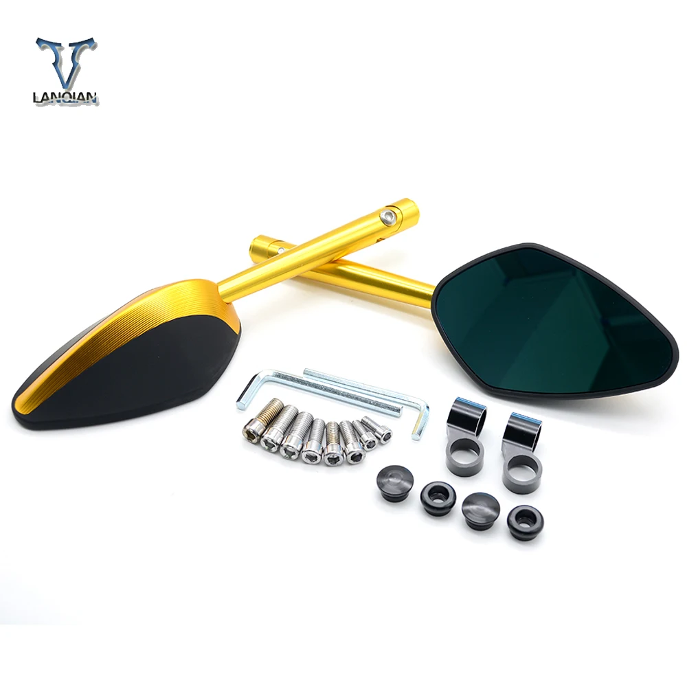 

Universal CNC Aluminum Motorcycle Rearview Mirrors Rear View Side Mirror For Ducati monster 400 620 monster 620mts monster 696