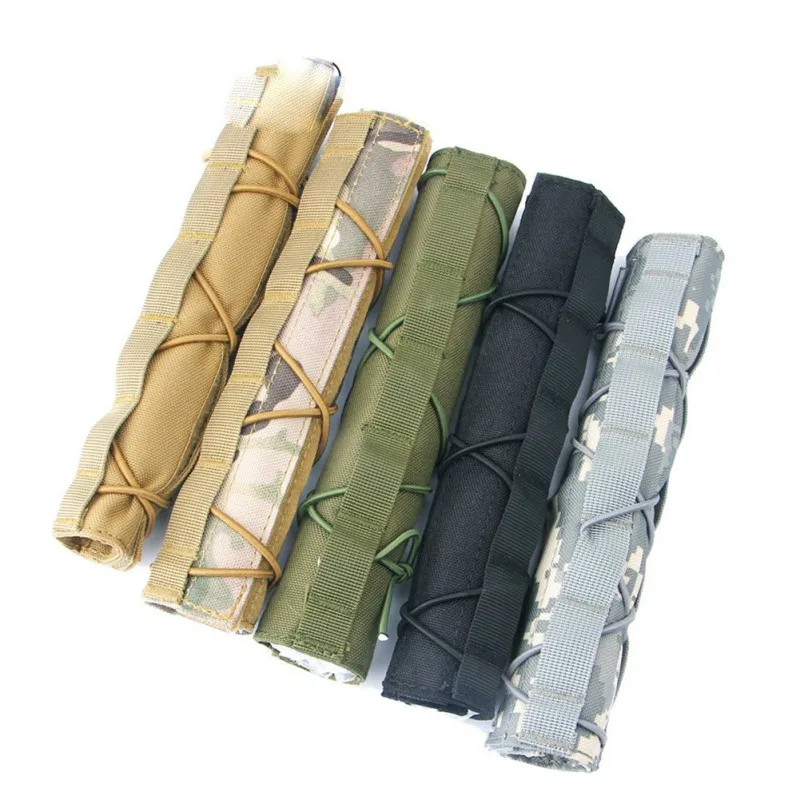 

Molle 22cm Airsoft Suppressor Cover Tactical Accessory Quick Release CP EM9330 Suppressor pouch Case