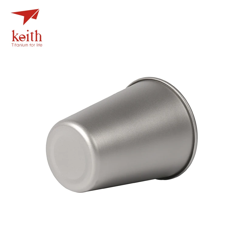 Keith Pure titanium пивные кружки, посуда для напитков, окрашенный, титановый, кофейные чашки, Ультралегкая кружка для путешествий, 350 мл, 450 мл, 40 г, 45 г