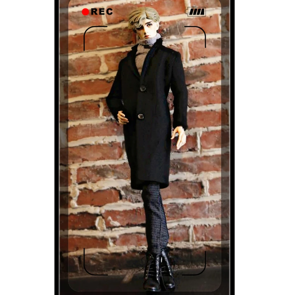 

Fashion Overcoat Turtleneck Pants Clothes For 1/3 BJD Normal 70cm Uncle Doll