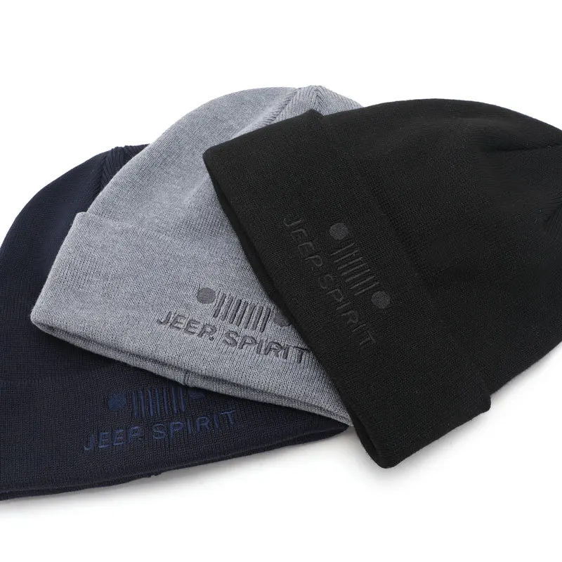 JEEP SPIRIT Beanie шапка мужская шапка женская зимняя теплая вязаная шапка с буквами кепки Унисекс Женская шапка invierno hombre Женская шляпка