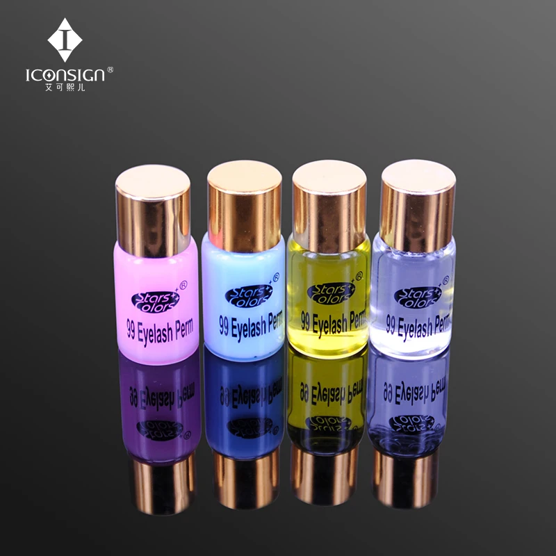 ICONSING Professional 5 sets Salon beauty perm lotion for eyelash extension perming kit Perm Fixing Nutrition Cleanser Glue