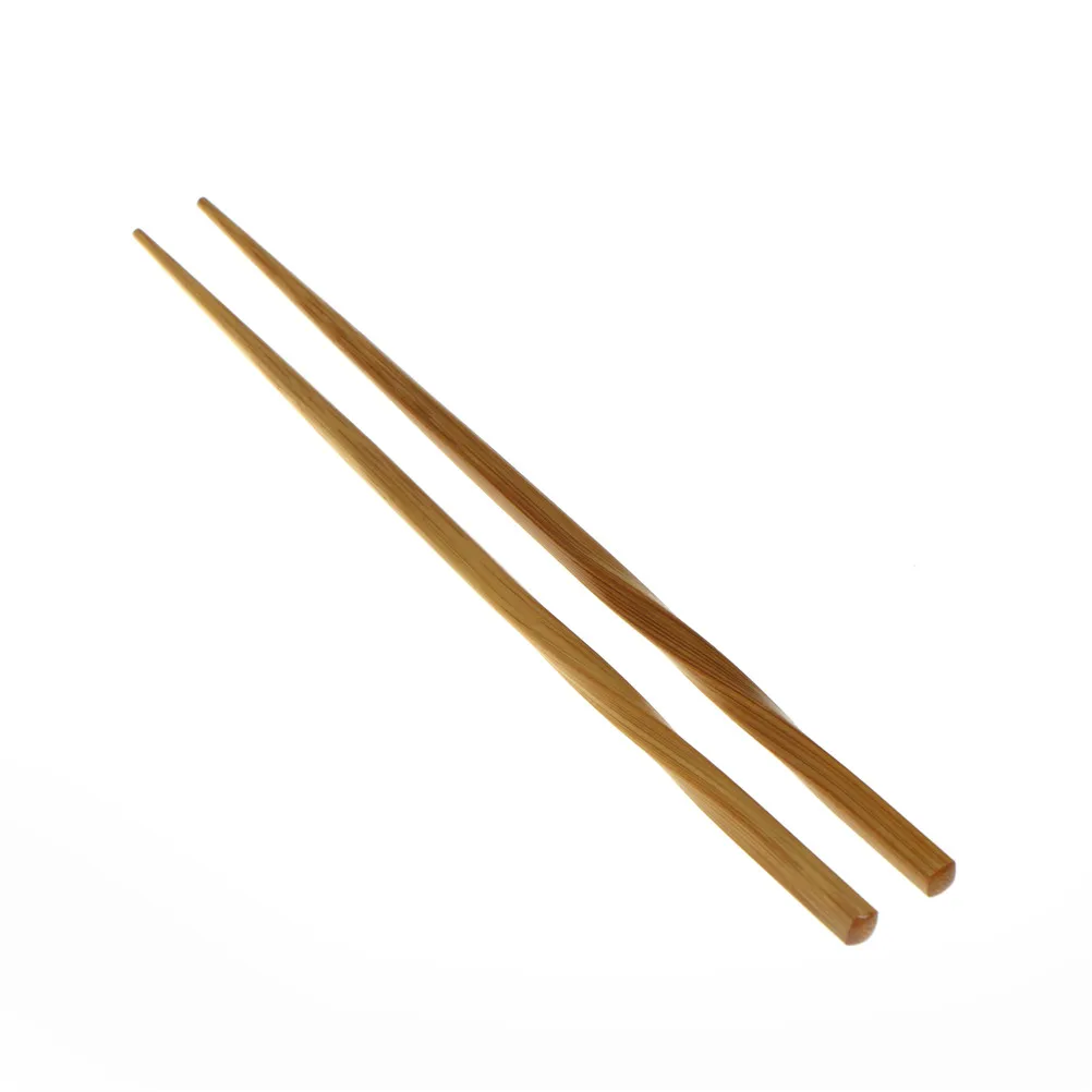 

Natural Handmade Wavy Wood Chopsticks Healthy Chinese Chop Sticks Reusable Hashi Sushi Food Stick Gift Tableware