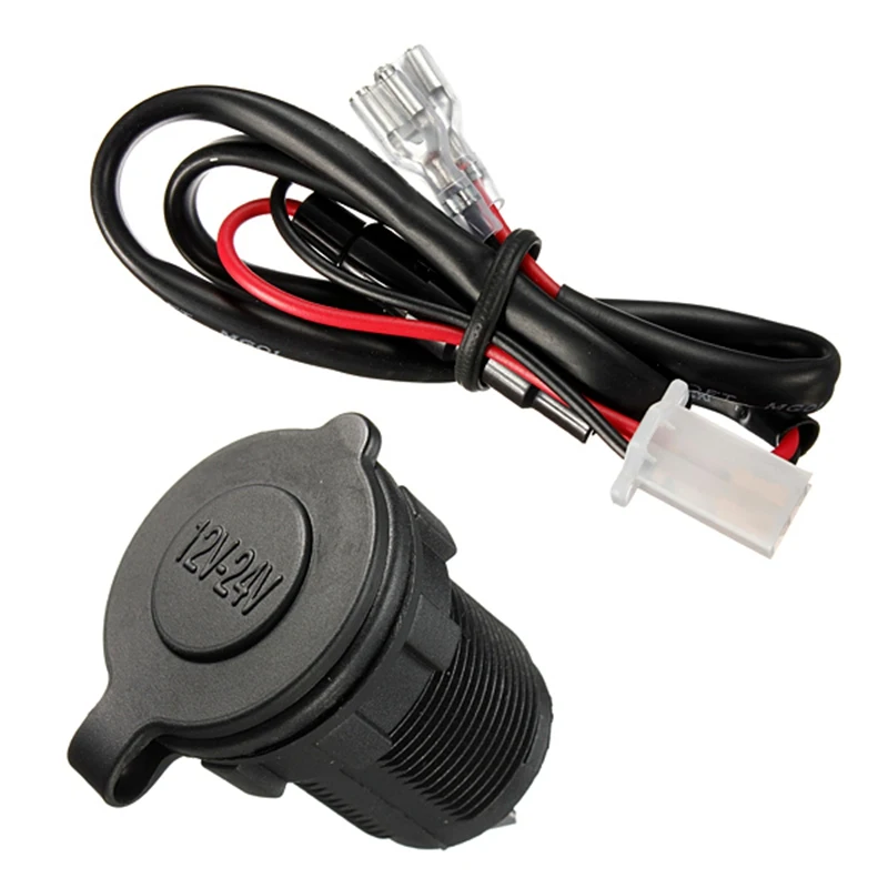Brand New Universal Waterproof font b Accessory b font 12v 24V Power Socket Car Van Marine