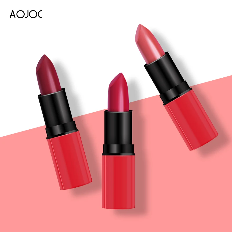 Aojoc Matte Lipstick Velvet High Quality Waterproof Long Lasting Moisture Beauty Lipsticks Kit Cosmetic Lips Makeup Batons |