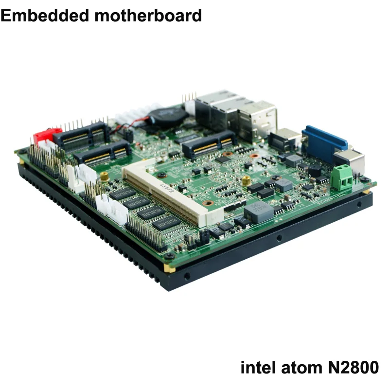 Промышленная материнская плата процессором 1,86 ГГц и intel atom N2800 материнская плата Mini ITX для встраиваемых компьютер