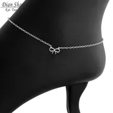 DIANSHANGKAITUOZHE 2017 Sandals Bracelet Fashion Trendy Bow Knot Anklets for Women Summer Beach Foot Jewelry Accessories