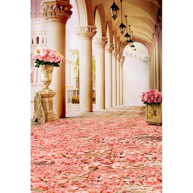 Customize Printed Floral Petal Palace Stage Vinyl Photo Background Wedding Photography Backdrops For Photo Shoot Background Aliexpress customize printed floral petal palace stage vinyl photo background wedding photography backdrops for photo shoot