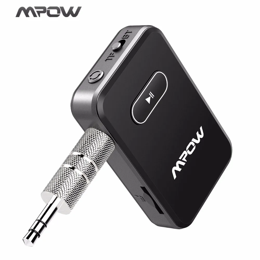 Mpow Bluetooth 4 0 font b Receiver b font Wireless 3 5mm Audio Adapter Supports 32G